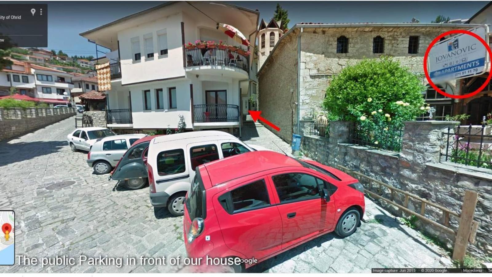 אוהריד Jovanovic Guest House מראה חיצוני תמונה